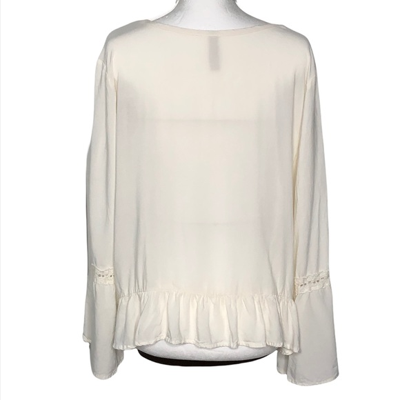MUDD Bell Long Sleeve Blouse - Picture 3 of 9